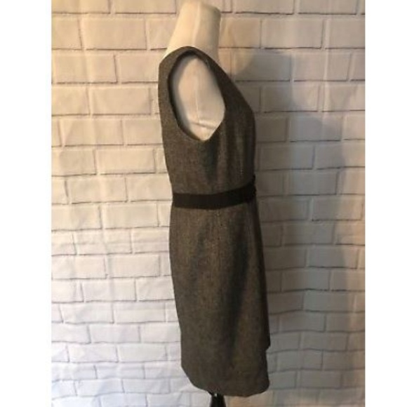 Banana Republic Gray Career Dress Sz 10 Sheath - Picture 4 of 6